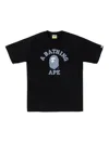A Bathing Ape Logo-print T-shirt In Black
