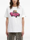 A Bathing Ape Logo-print T-shirt In Multi