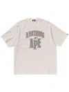 A Bathing Ape Logo-print T-shirt In Nude