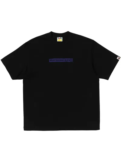 A Bathing Ape Logo-print T-shirt In Schwarz