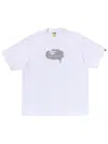 A Bathing Ape Logo-print T-shirt In White