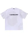 A Bathing Ape Logo-print T-shirt In White