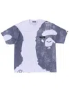 A Bathing Ape Logo-print T-shirt In White