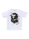 A Bathing Ape Logo-print T-shirt In White