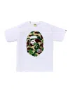 A Bathing Ape Logo-print T-shirt In White