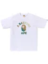 A Bathing Ape Logo-print T-shirt In White