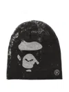 A Bathing Ape Beanie Mit Logo-print In Grau