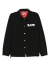 A Bathing Ape Logo Printed Jacket In Multi