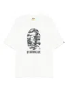 A Bathing Ape Logo-printed T-shirt In White