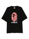 A Bathing Ape Logo-printed T-shirt In Black