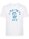 A Bathing Ape Logo-printed T-shirt In White