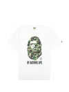 A Bathing Ape Logo-patch T-shirt In White