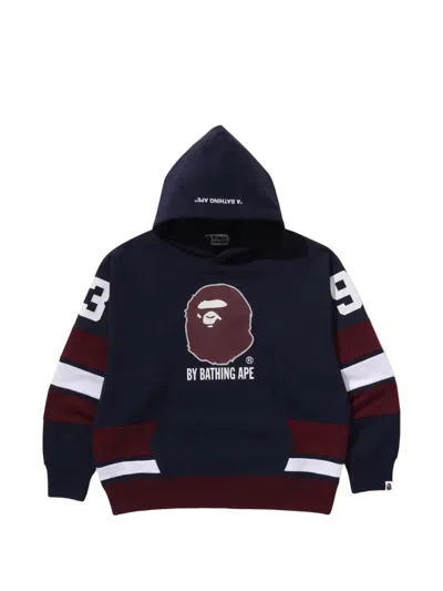 A Bathing Ape Logo-print Hoodie In Multi