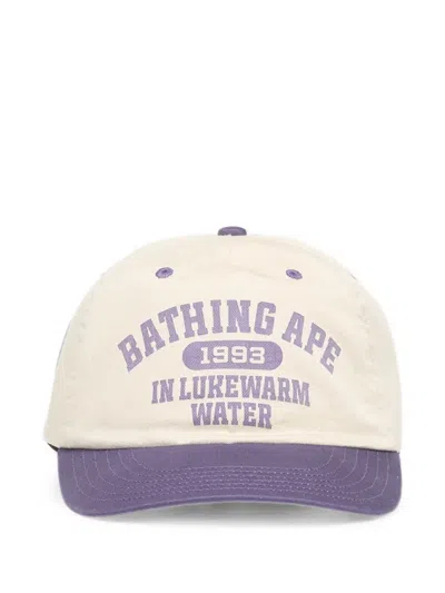 A Bathing Ape Logo-print Panelled Cap