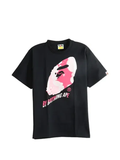 A Bathing Ape Ape Head Logo-print T-shirt In Black
