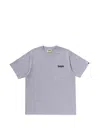 A Bathing Ape Logo-print T-shirt In Gray