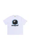 A Bathing Ape Logo-print T-shirt In White