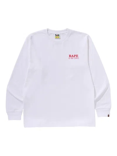A Bathing Ape Long-sleeve Graphic T-shirt In Multi