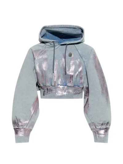 A Bathing Ape Long-sleeves Hoodie In Blue