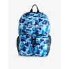 A Bathing Ape Kids' Lue Camo Bape Woven Backpack