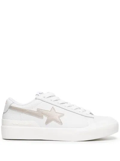 A Bathing Ape Mad Sta Low-top Sneakers In White