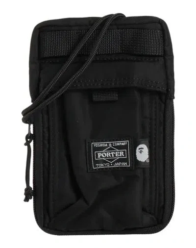 A Bathing Ape Man Cross-body Bag Black Size - Polyamide