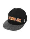 A Bathing Ape Man Hat Black Size Onesize Polyester, Wool In Pink
