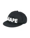A Bathing Ape Man Hat Black Size Onesize Wool, Polyester, Polyamide, Acrylic