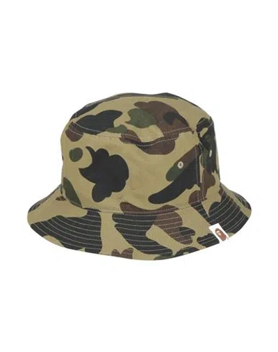 A Bathing Ape Man Hat Military Green Size L Cotton