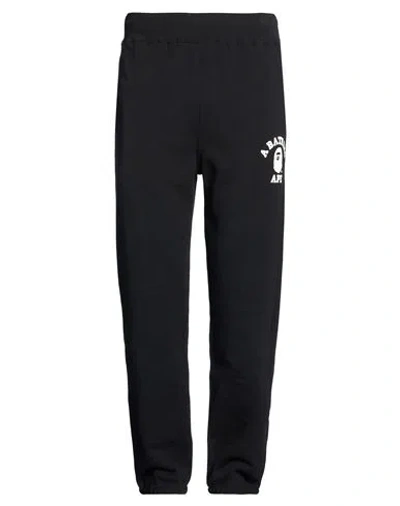 A Bathing Ape Man Pants Black Size M Cotton