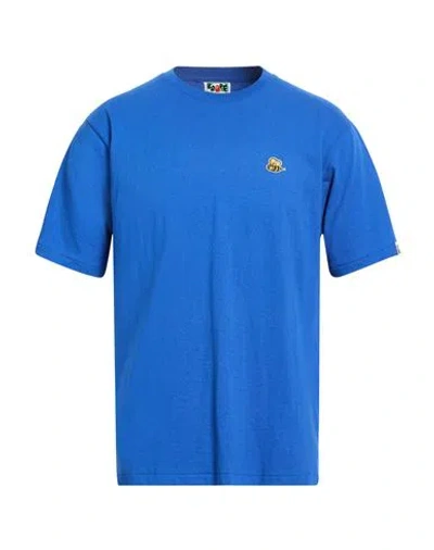 A Bathing Ape Man T-shirt Blue Size Xl Cotton