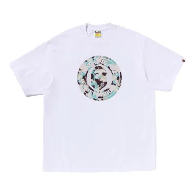 A BATHING APE A Bathing Ape Map Camo Busy Works Relaxed Fit T-Shirt 'White'