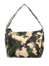 A Bathing Ape Map Camo Shoulder Bag In Green