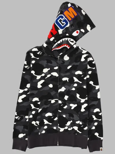 A Bathing Ape Men's 100% Cotton Ss26 Sweatshirt In Black