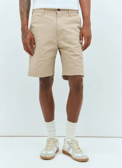 A Bathing Ape ® Men Ape Head One Point Chino Shorts In Cream