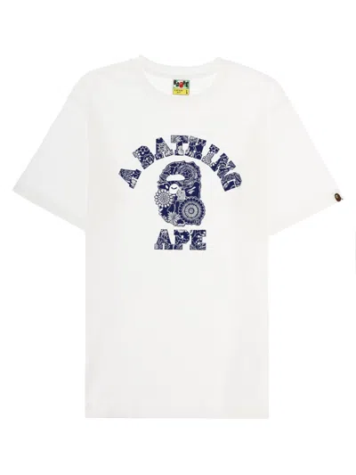 A Bathing Ape Men's Cotton Graphic T-shirt In Animal Print