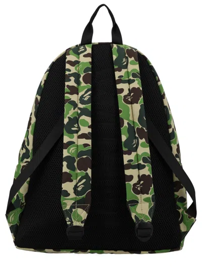 A Bathing Ape Men's Mini Nylon Backpack In Green