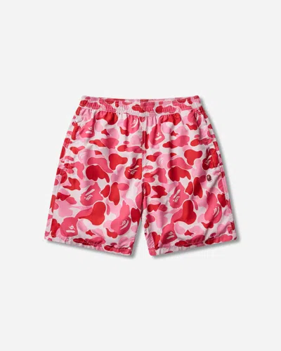 A Bathing Ape Men S Abc Camo Ape Head One Point Beach Shorts In Multi