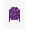 A Bathing Ape Mens Purple One Point Camouflage-print Cotton Hoody Xl In Purple