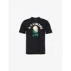 A Bathing Ape Tie Dye College T-shirt In Black