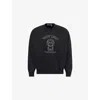 A Bathing Ape Mens Black Baby Milo Brand-print Cotton-jersey Sweatshirt In Black