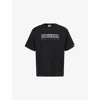 A Bathing Ape Mens Black Baby Milo Graphic-print Cotton-jersey T-shirt Xxl In Animal Print