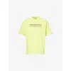 A Bathing Ape Mens Yellow Baby Milo Graphic-print Cotton-jersey T-shirt In Yellow