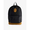 A Bathing Ape Mens Black Ape Head Patch Nylon Backpack
