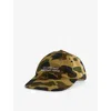 A Bathing Ape Mens Green 1st Camo Slogan Adjustable Cotton Cap