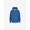 A Bathing Ape Mens Navy Cloud Camo Tiger Cotton-jersey Hoody In Blue