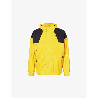 A Bathing Ape Mens Yellow Bape X Kazuki Layer Hooded Shell Jacket