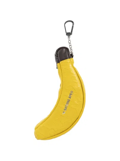 A Bathing Ape Mini Solid Camo Banana Belt Bag In Yellow