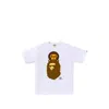 A Bathing Ape Monkey Graphic T-shirt In White