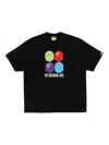 A Bathing Ape Multi Ape Head T-shirt In Black